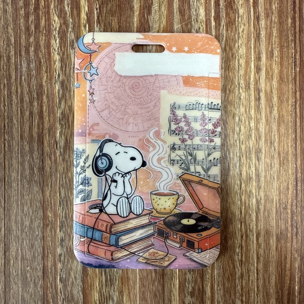Snoopy Badge ID Holder